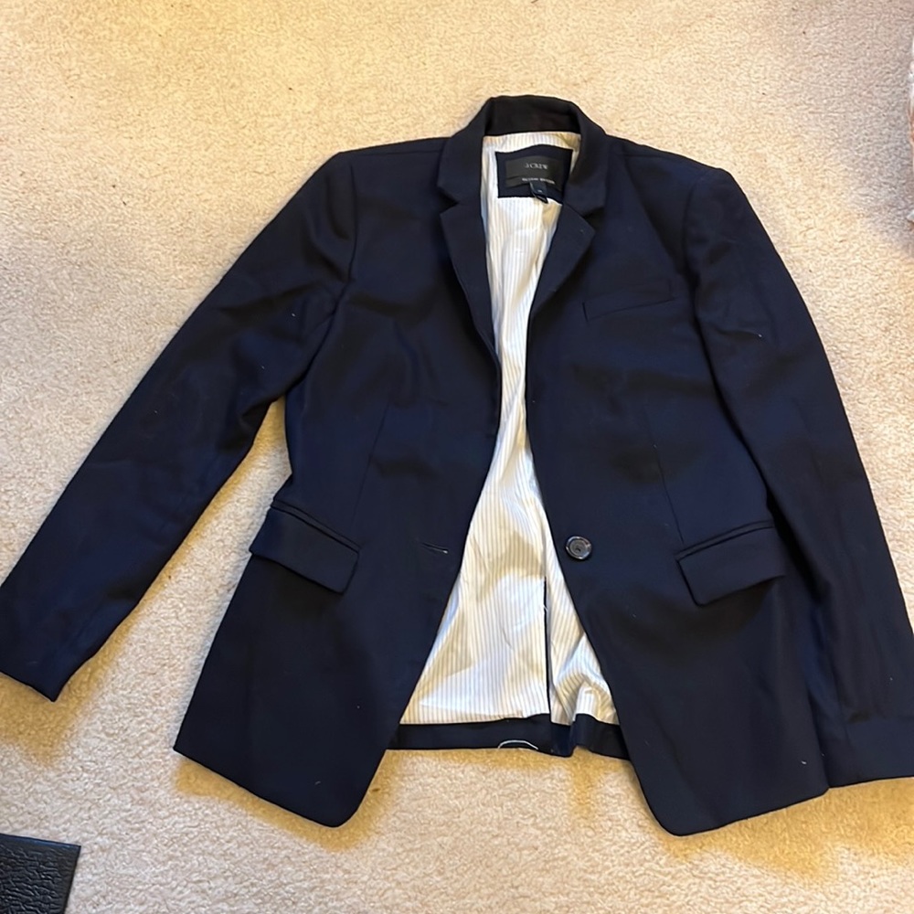 Jcrew Navy Regent Blazer - size 2 petite (2P)